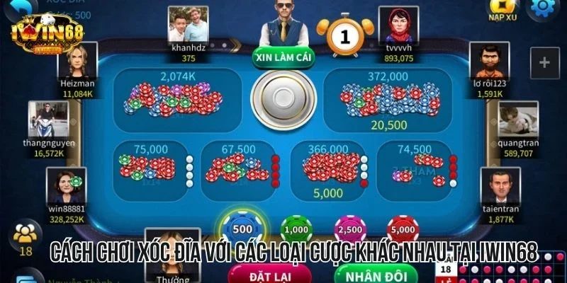 Cách chơi xóc đĩa với các loại cược khác nhau tại IWIN68 Cách chơi xóc đĩa với các loại cược khác nhau tại IWIN68