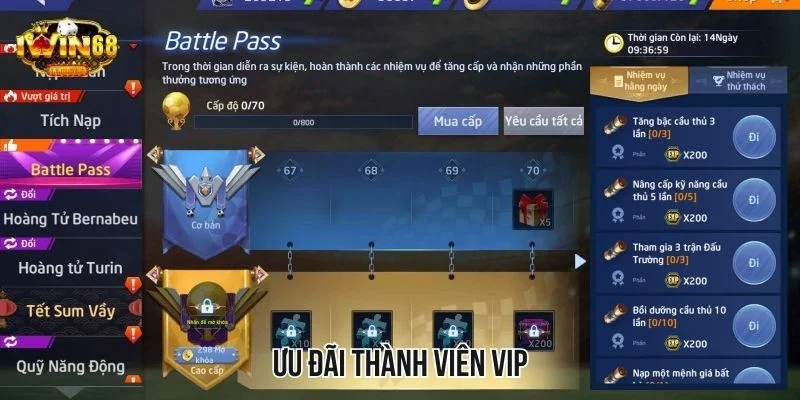 Ưu đãi thành viên VIP Ưu đãi thành viên VIP
